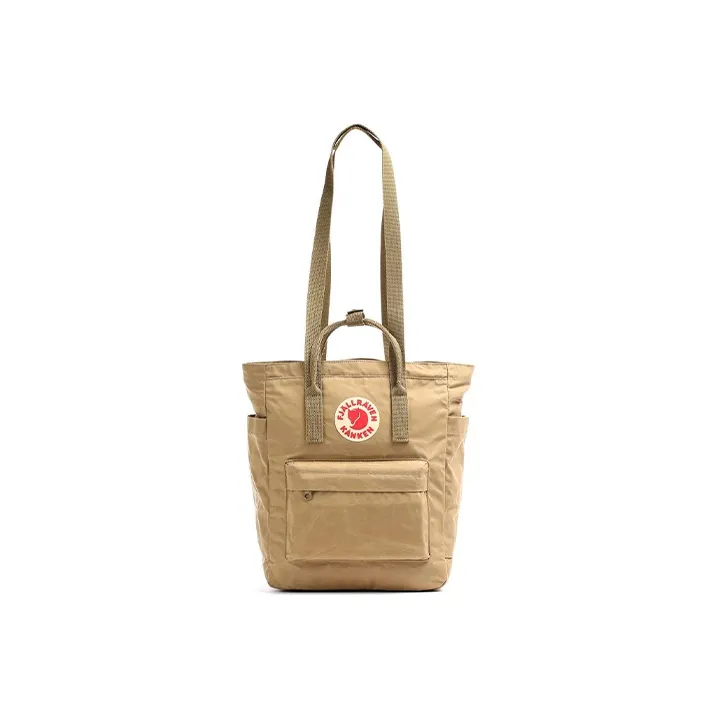 Fjallraven Cotton Shoulder Bags Handbags Unisex Beige-4