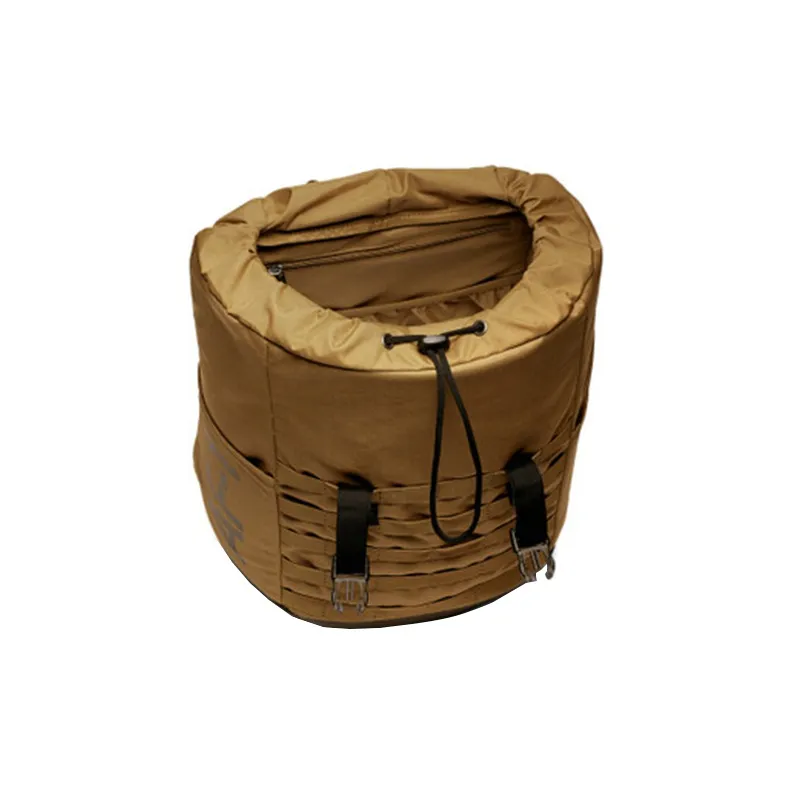 Nike Polyester Backpack Unisex Yellow Brown-3