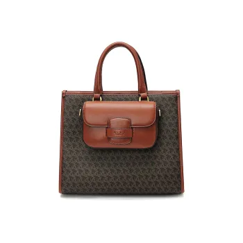 C.LI PVC Tote Bag, Shopping Bag, Shoulder Bag, Crossbody Bag, Handbag Unisex Mumbai Umber