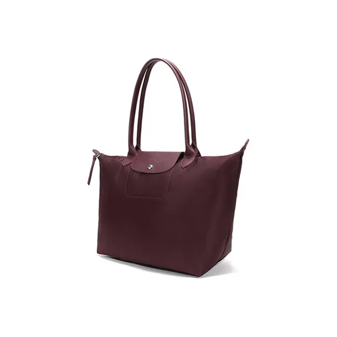LONGCHAMP Le Pliage Néo Fabric Dumpling Bag Handbag Shoulder Bag Women's Purple-1