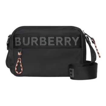 Burberry Econyl Logo Crossbody Black