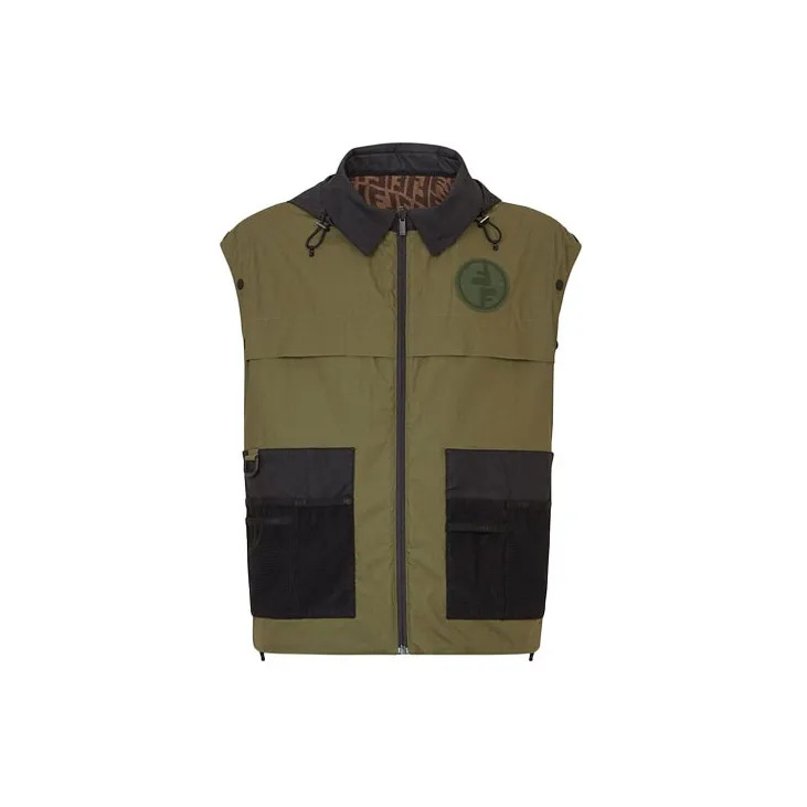 FENDI Jackets & Coats Men's Green-2
