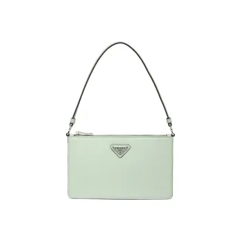 PRADA Saffiano Leather Shoulder Bag, Handbag, Shoulder Bag Women's Green