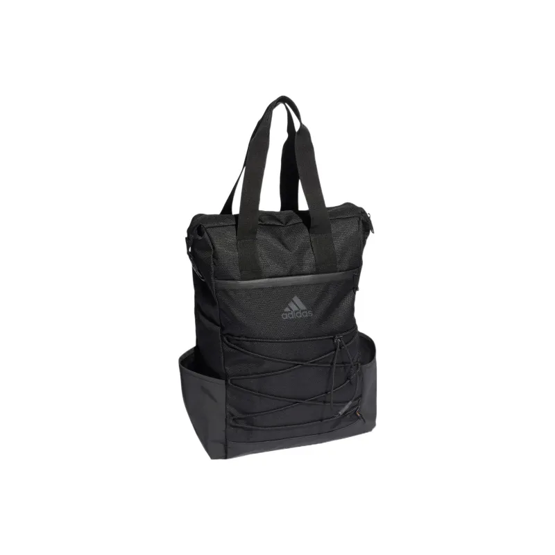 Adidas Polyester Handbag, Tote Bag, Shopping Bag, Backpack Regular Unisex Pure Black-2