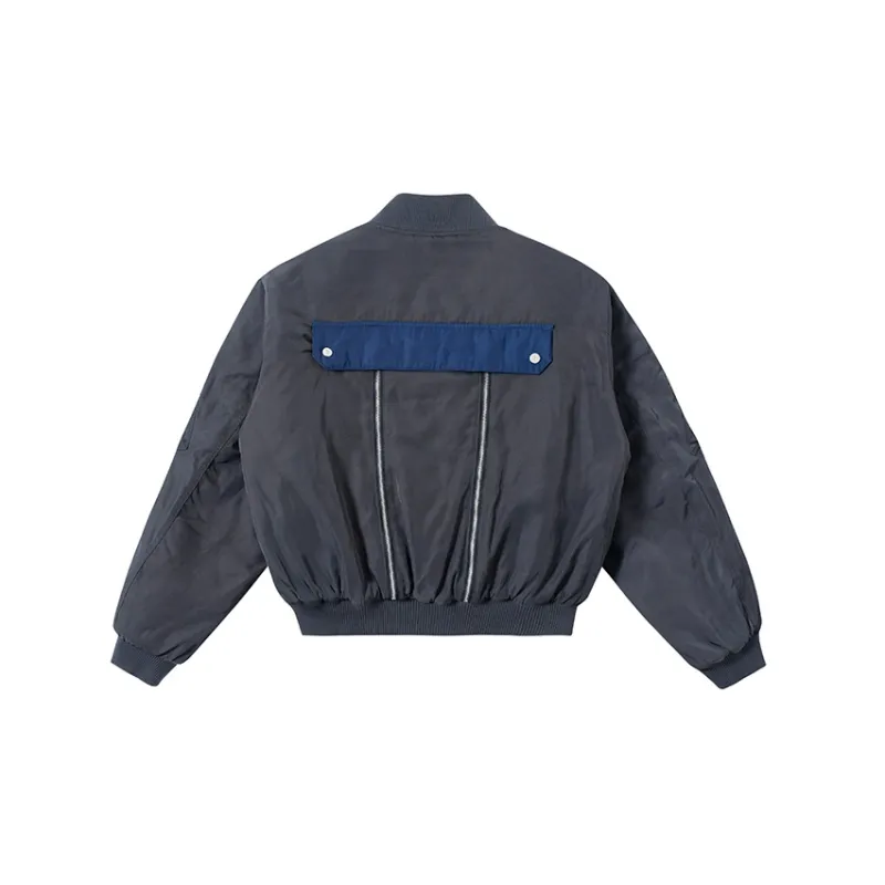 ATELIER BLEU Loose Fit Jacket Unisex Dark Gray-1