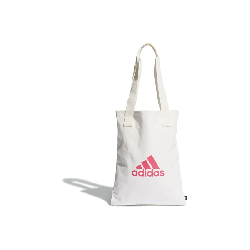 Adidas Cotton Tote Bag Shopping Bag Shoulder Bags Regular Unisex White-0