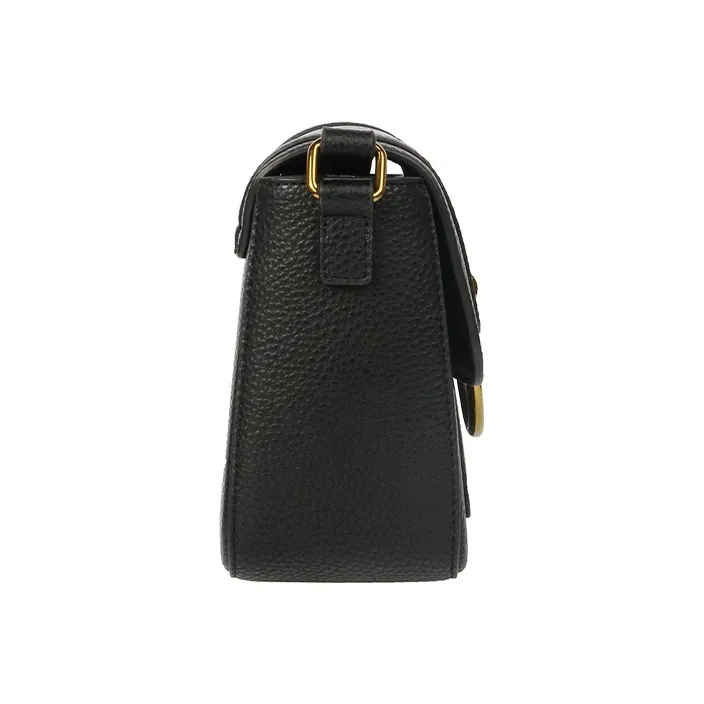 MOSCHINO Polyurethane Shoulder Bag Women's Black-2