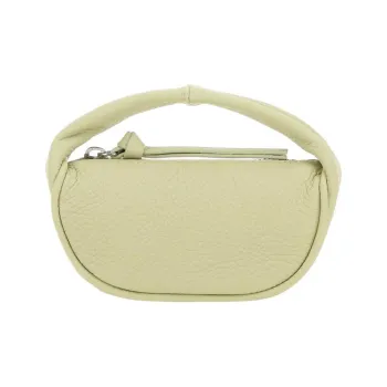 By Far Cow Leather Handbag Women's Green