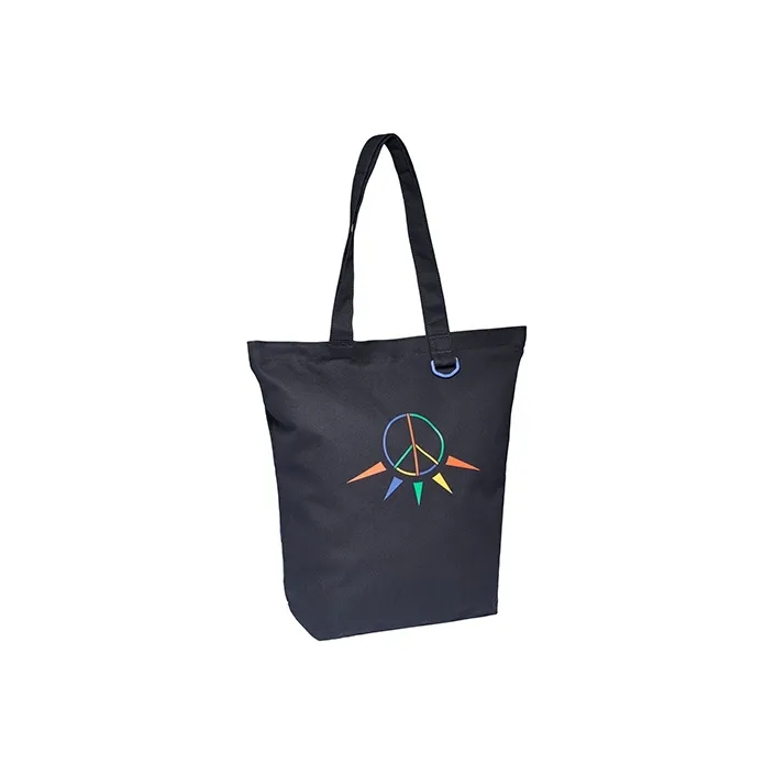Nike Heritage Polyester Tote Bag Shopping Bag Handbag Regular Unisex Black-0
