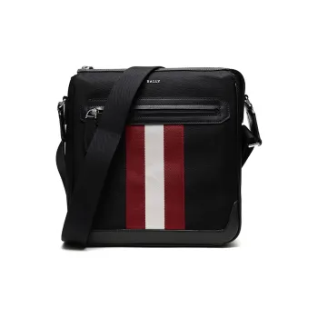BALLY Fabric Crossbody Bag Messenger Bag Shoulder Bag Regular Men's Black