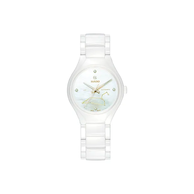 RADO Realme Collection Automatic Mechanical Movement Women's Watch Watch 30*37.4mm White Dial Ceramic Watch Case-0