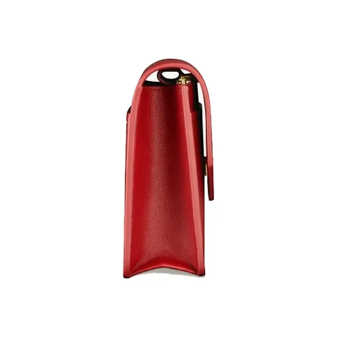 CARTIER GUIRLANDE Calfskin Shoulder Bag Crossbody Bag Women's Red-2