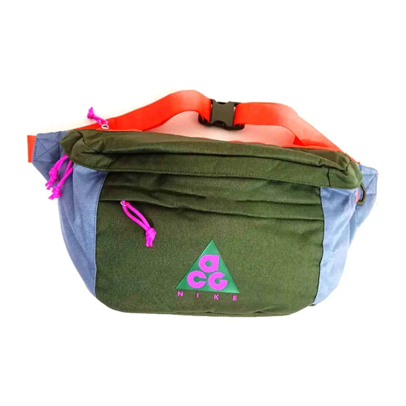 Nike Patchwork Crossbody Bag, Fanny Pack Regular Unisex Green-0