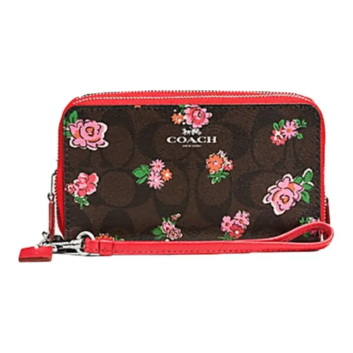 COACH Double Zip Wallet Clutches