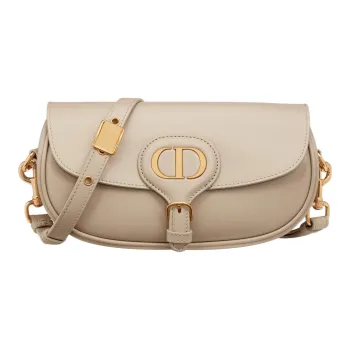 DIOR Bobby Smooth Cow Leather Handbag, Shoulder Bag, Crossbody Bag Regular Women's Natural