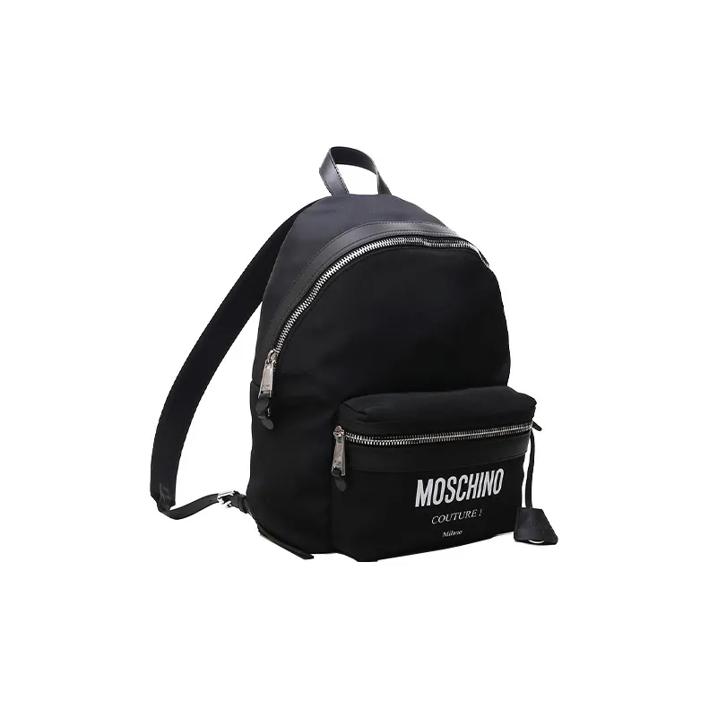 MOSCHINO Polyester Backpack Men's Black-1