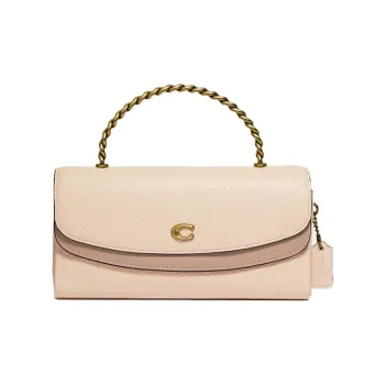 COACH Blair Cow Leather Chain Bag, Shoulder Bag, Crossbody Bag, Handbag Women's White
