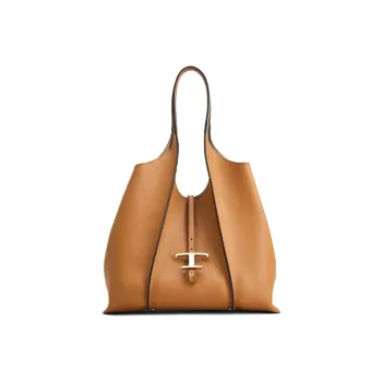 TOD'S T Timeless Open Top Medium Tote Bag