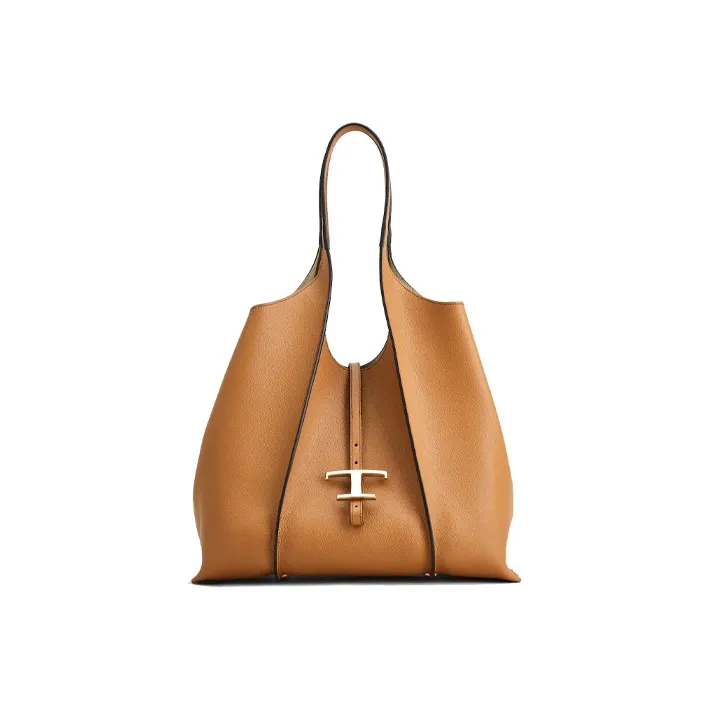 TOD'S T Timeless Open Top Medium Tote Bag-0