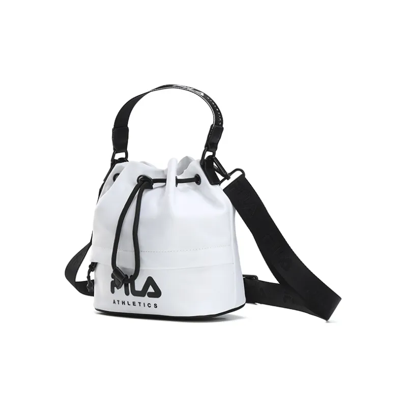 FILA Athletics Fabric Bucket Bags Shoulder Bag Crossbody Bag Handbag Regular Women's Jade White-1