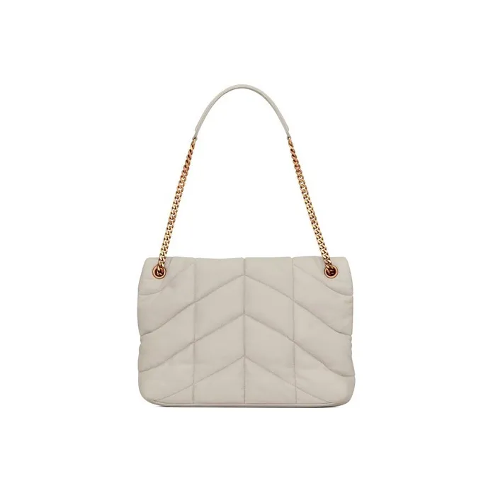 SAINT LAURENT Medium Loulou Quilted Puffer Shoulder Bag-1