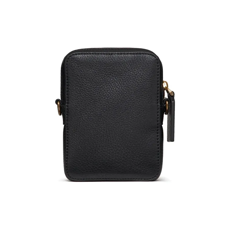 Valentino Leather Crossbody Bag, Shoulder Bag Men's Black-2