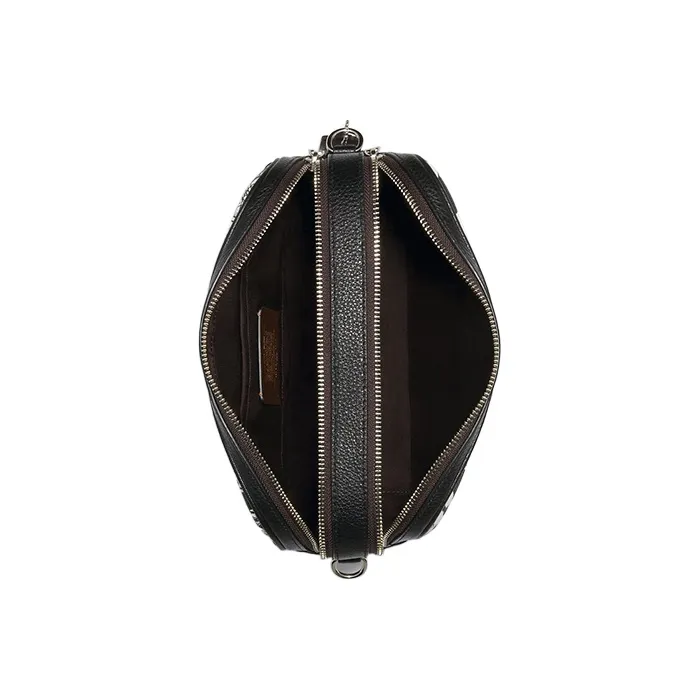 COACH Marvel Collaboration Jes Leather Camera Bags Crossbody Bags Shoulder Bags Women's Black White-2