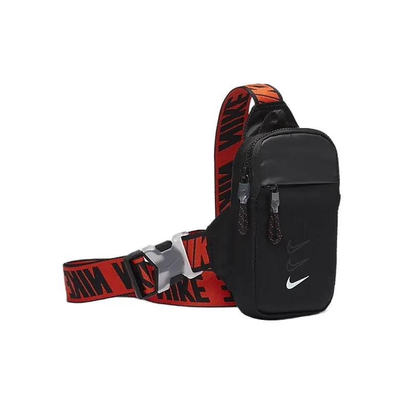 Nike Polyester Crossbody Bag Sling Bag Regular Unisex Black-1