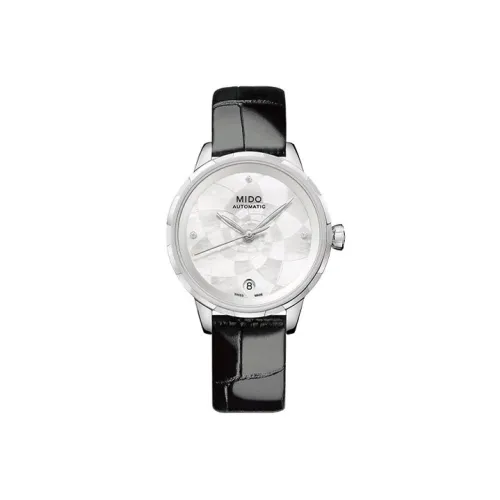 MIDO Rainflower Series Mechanical Watch M043.207.16.116.00 Black/White