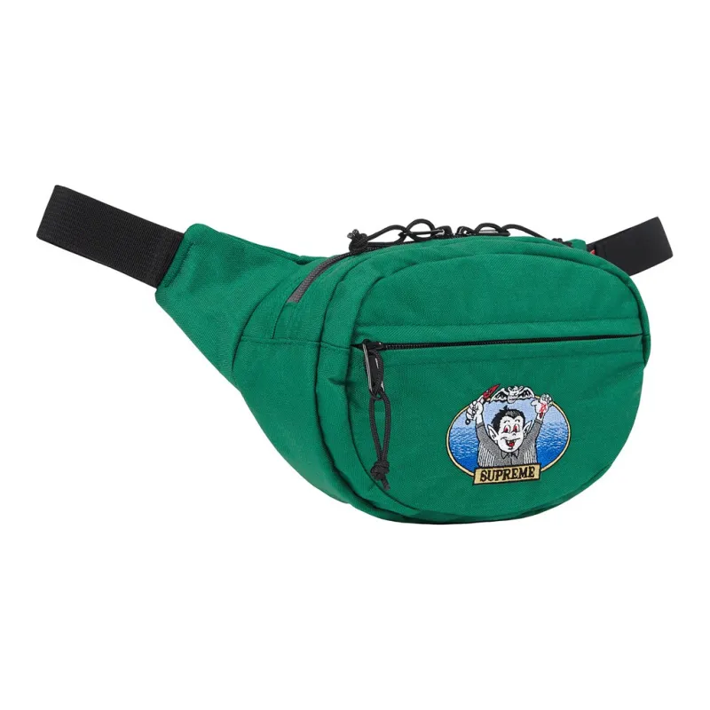 Supreme Nylon Crossbody Bag, Sling Bag, Fanny Pack Regular Men's Black/Red/Green-7