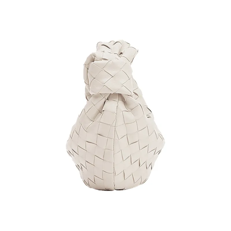 Bottega Veneta Jodie Mini Intrecciato Chalk-1