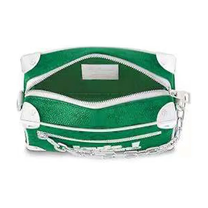LOUIS VUITTON Mini Soft Trunk Monogram Green Crossbody Bag-3