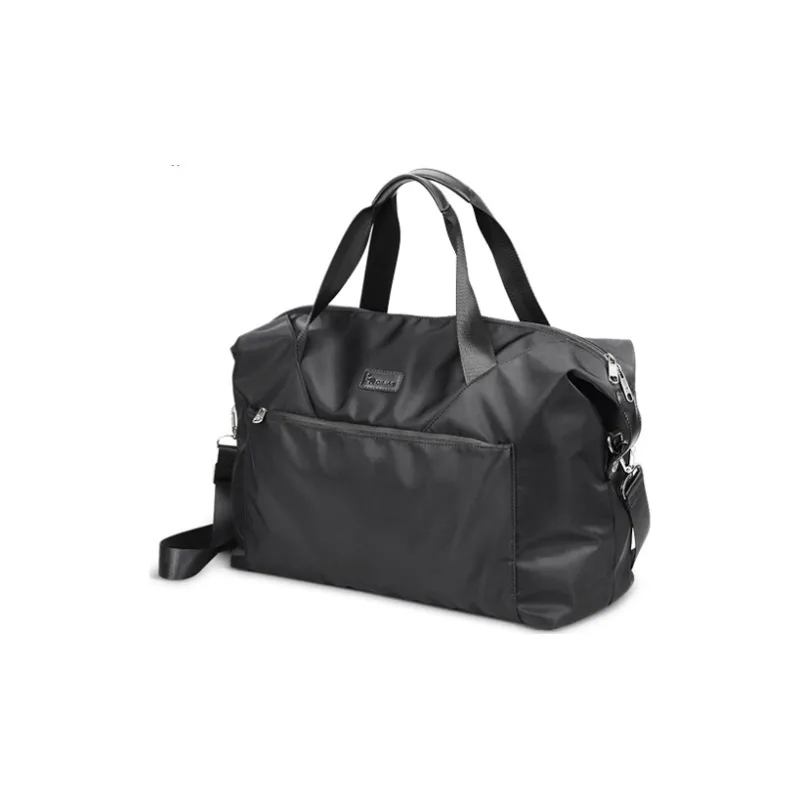 OIWAS Fabric Travel Bag, Luggage Bag, One Shoulder Handbag Regular Men's Black-1