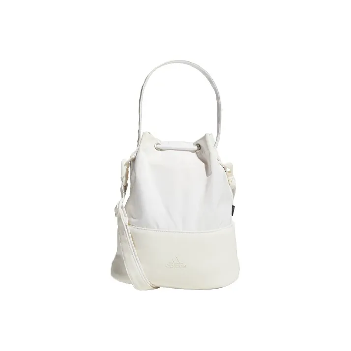Adidas Polyurethane Bucket Bag Handbag Shoulder Bag Crossbody Bag Regular Unisex White-2