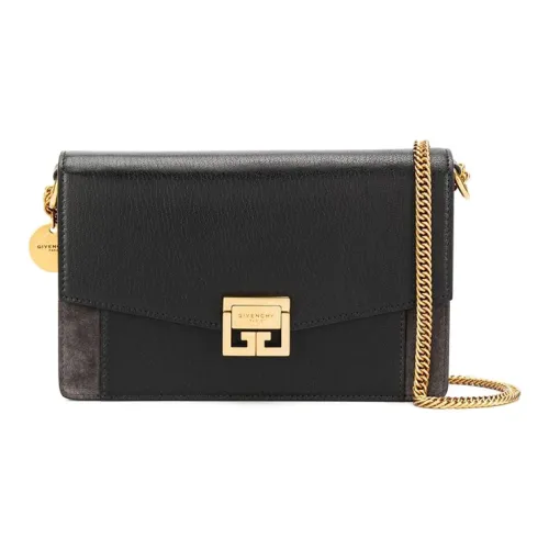 GIVENCHY Goatskin Combined With Calfskin Envelope Bag Shoulder Bag Crossbody Bag Mini Women's Black