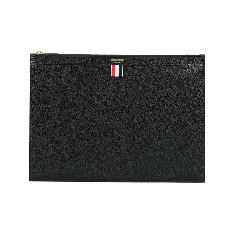 THOM BROWNE Logo Printed Document Holder-0