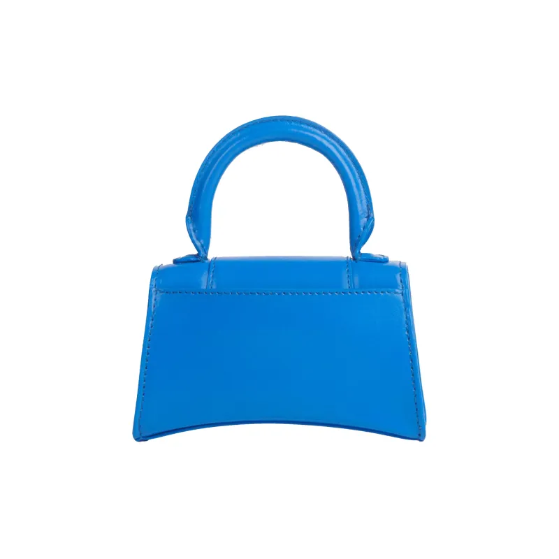 Balenciaga Hourglass Calfskin Hourglass Bag Portable Crossbody Bag Shoulder Bag Small Size Women's Royal Blue-2