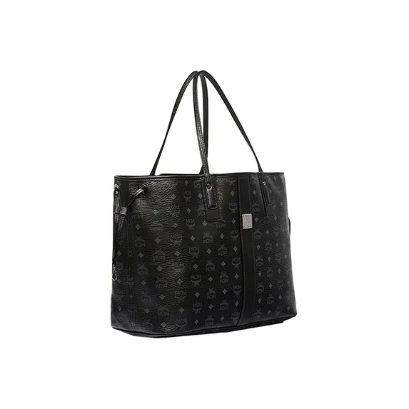 MCM Reversible Liz Shopper Visetos Large Black-2