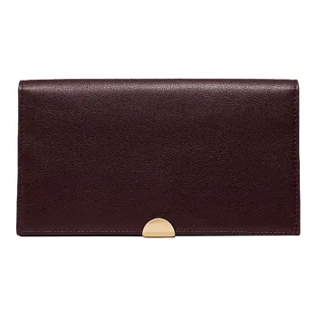 COACH Dreamer Leather Wallet Women's Deep Red