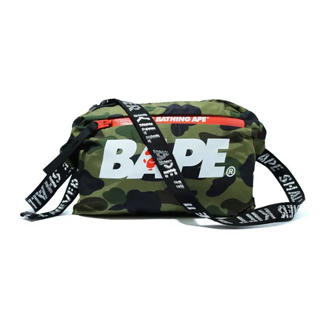 Bape Color Block Pocketable Nylon Windbreaker-1