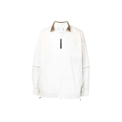 Sacai Jackets Men White