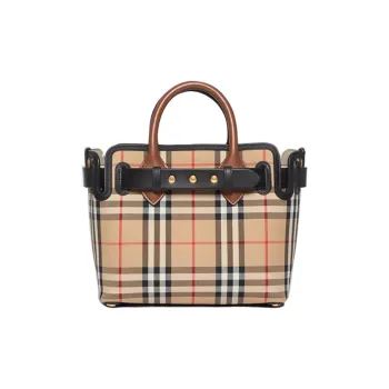 Burberry Cow Leather Belt Bag Crossbody One Shoulder Handbag Unisex Archive Beige