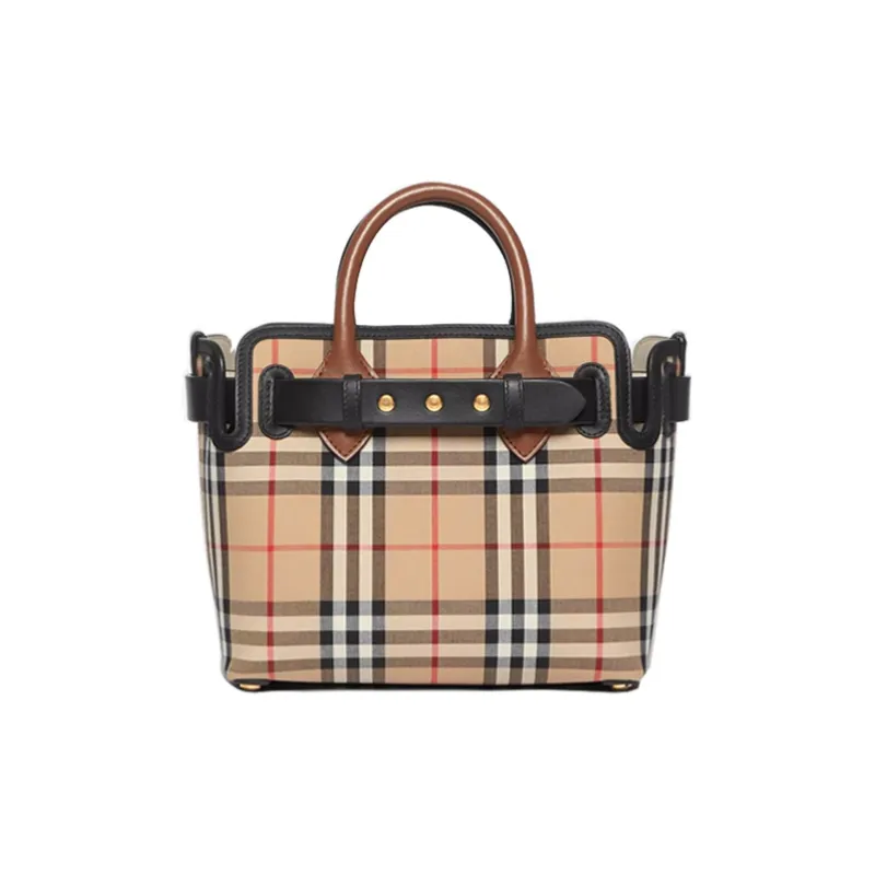 Burberry Cow Leather Belt Bag Crossbody One Shoulder Handbag Unisex Archive Beige-0