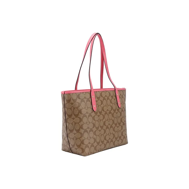 COACH City Zip Tote Shoulder Bags-2