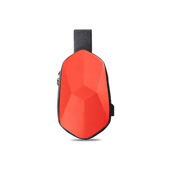 TAJEZZO PVC Crossbody Bag Sling Bag Regular Unisex Chinese Fashion Trend Red