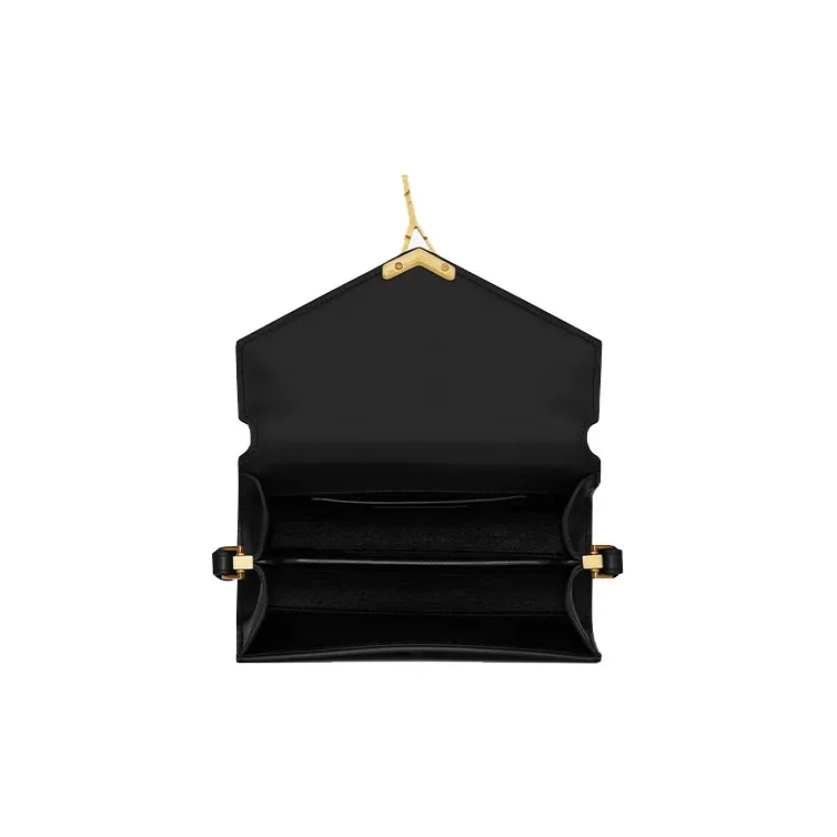 SAINT LAURENT CASSANDRA Cow Leather Shoulder Bag, Crossbody Bag, Handbag Mini Women's Black-1