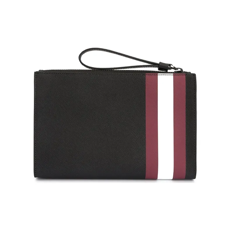 BALLY Artificial Leather Clutch Regular Men's Black-4