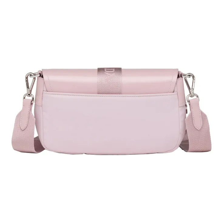 PRADA Shiny Leather With Nylon Flap Bag, Crossbody Bag, Shoulder Bag Women's-2