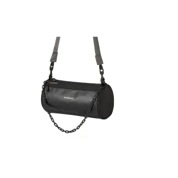 COMBACK Polyamide Cylinder Bag, Shoulder Bag, Handbag, Crossbody Bag Regular Unisex Black