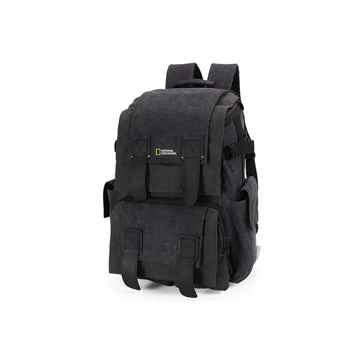 NATIONAL GEOGRAPHIC Fabric Travel Bag, Camera Bag, Laptop Bag, Backpack Regular Unisex Black-1